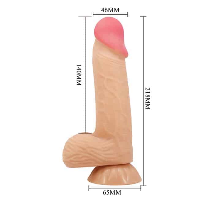 Dildo Baile Sliding 21.8cm da trượt mịn thực tế