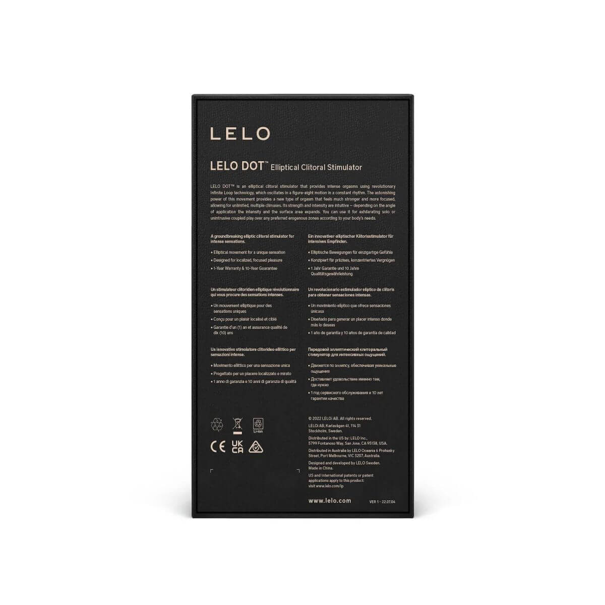Lelo Dot Kích Thích Âm Vật Cực Đỉnh