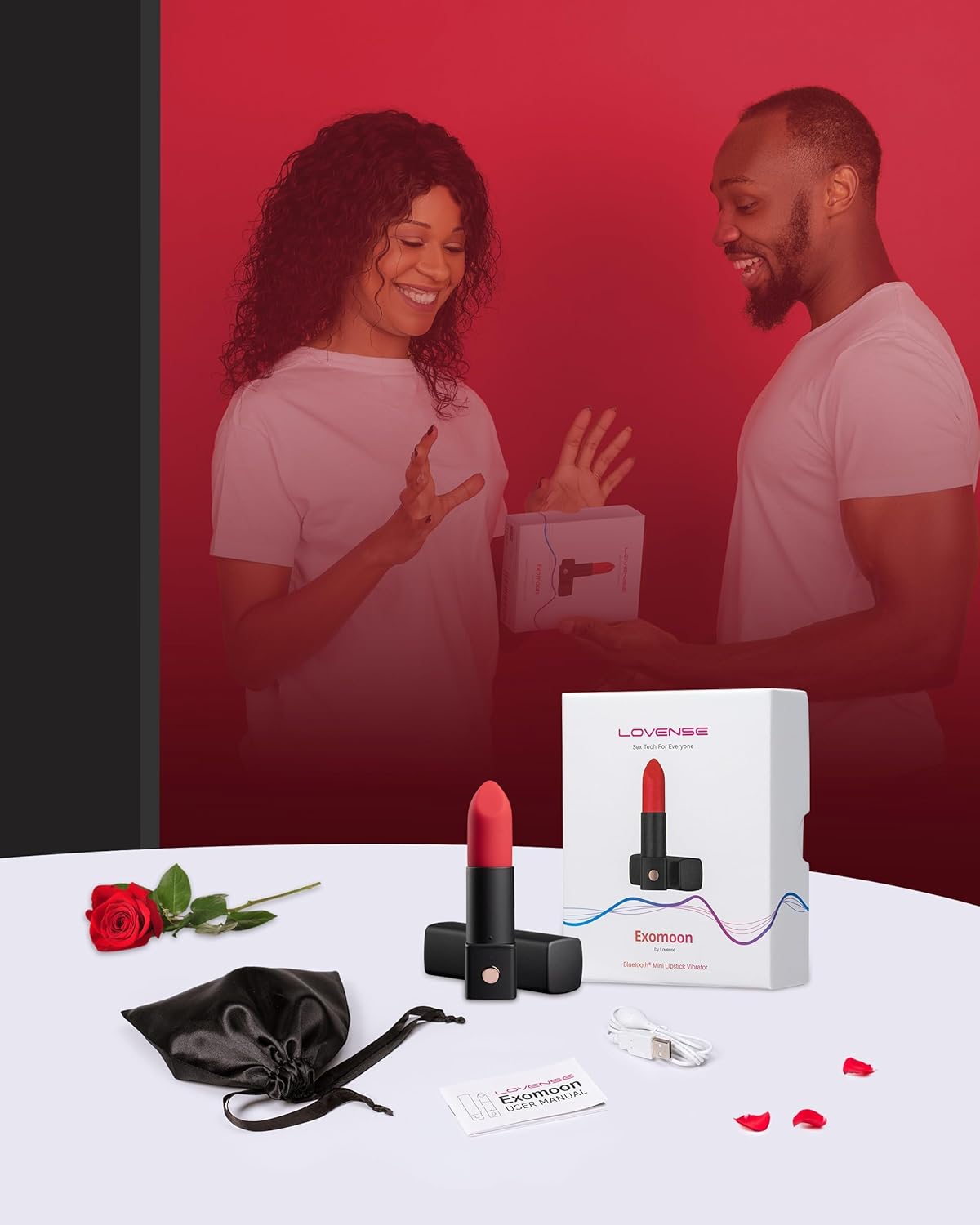 Lovense Exomoon Son Rung Bluetooth Bí Mật Mạnh Mẽ