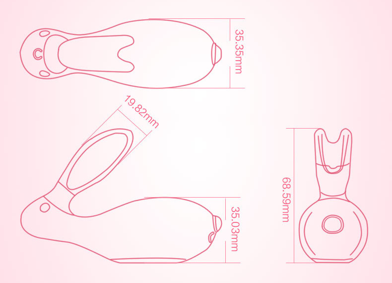 Thỏ Rung Wowyes LUX-001 Trứng Đeo Ẩn Hình Vui Nhộn Đỉnh Cao