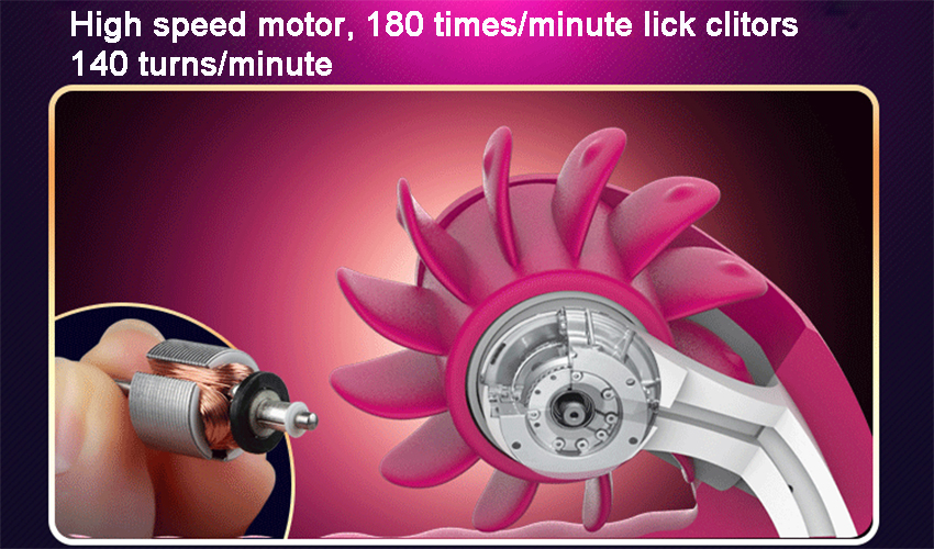 Leten Tongue Vibrator Lưỡi Massage Clit Nóng Siêu Mạnh Mẽ