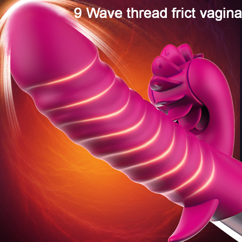 Leten Tongue Vibrator Lưỡi Massage Clit Nóng Siêu Mạnh Mẽ