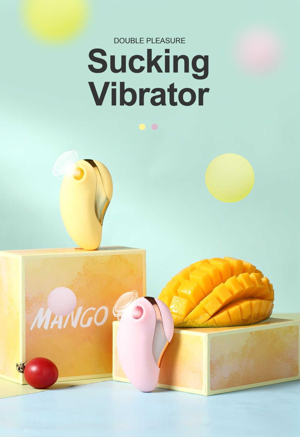 UNIMAT Mango Hút Nữ Rung Từ Tính Nhỏ Giọt Siêu Mạnh