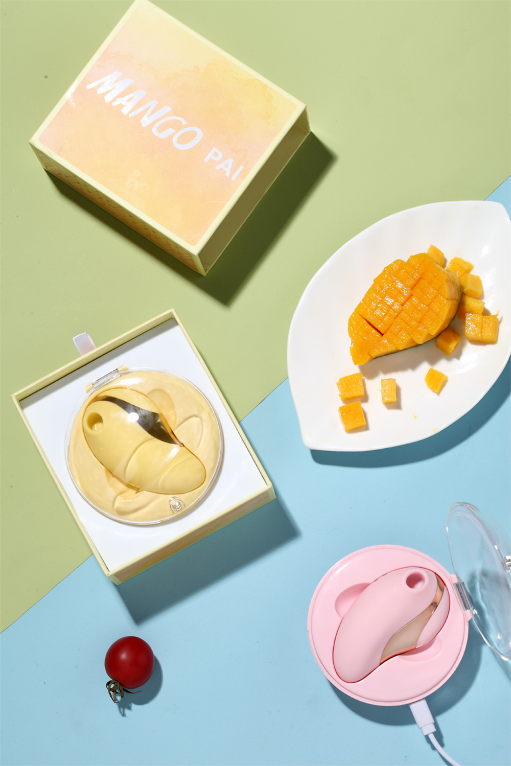 UNIMAT Mango Hút Nữ Rung Từ Tính Nhỏ Giọt Siêu Mạnh