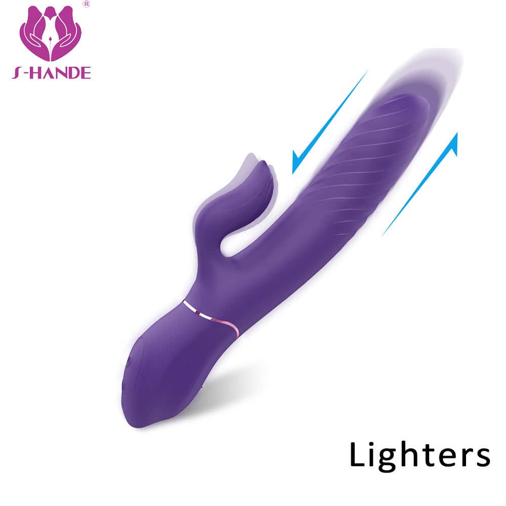 S-hande Rabbit G-Spot Ngón Tay Đa Khoái Phụ Nữ 