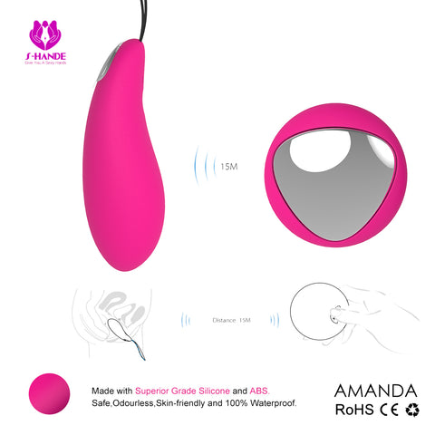 S-hande Amanda S016 Trứng Rung Remote G Spot Dâm Đãng