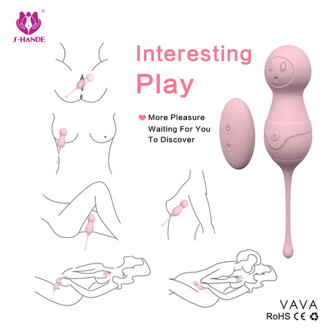 Trứng Rung VAVA S068 G-spot Điều Khiển Cực Phê