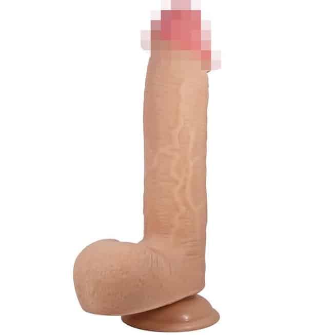 Baile Sliding Skin Dildo Da Trượt 23.4cm Thực Tế Siêu Mềm