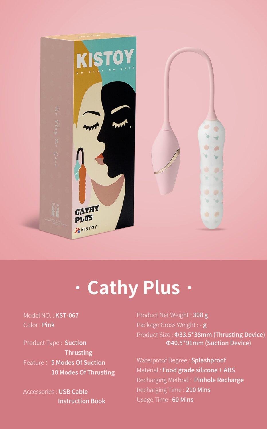 KISTOY Cathy Sucking G-Vibe Hút Rung Mạnh Đỉnh