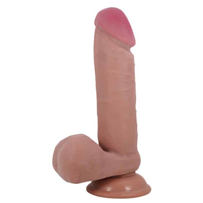 Baile Sliding Skin Dildo 20cm Da Trượt Thực