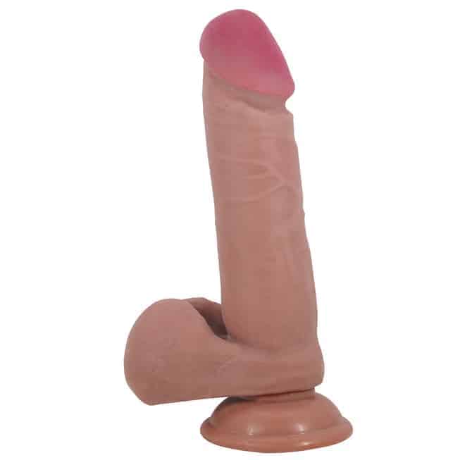 Baile Sliding Skin Dildo 20cm Da Trượt Thực