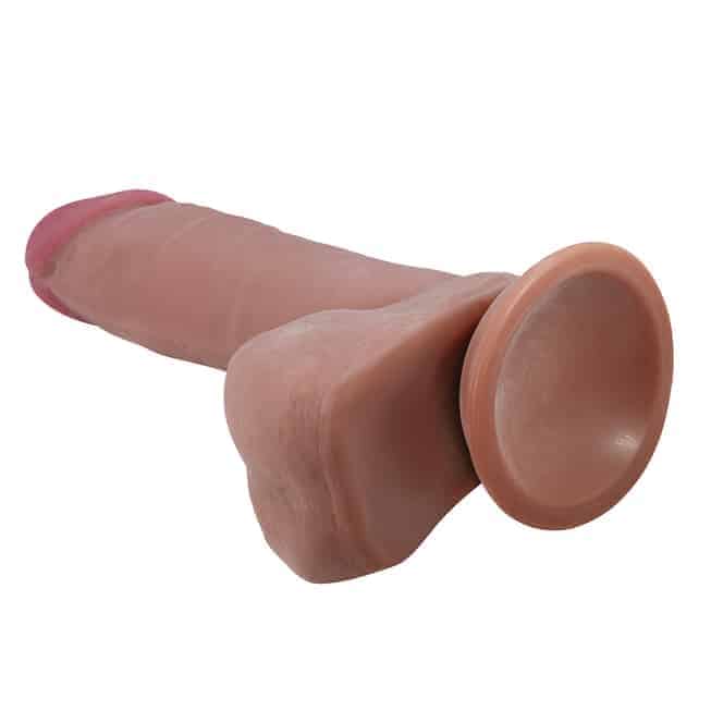 Baile Sliding Skin Dildo 20cm Da Trượt Thực