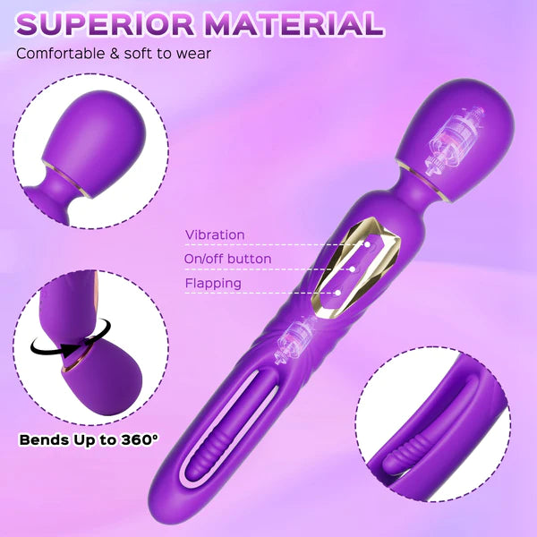 Vương Trượng Rung G-Spot Tapping Massage Đa Năng