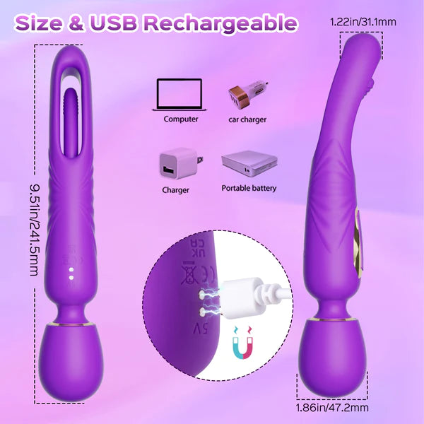 Vương Trượng Rung G-Spot Tapping Massage Đa Năng