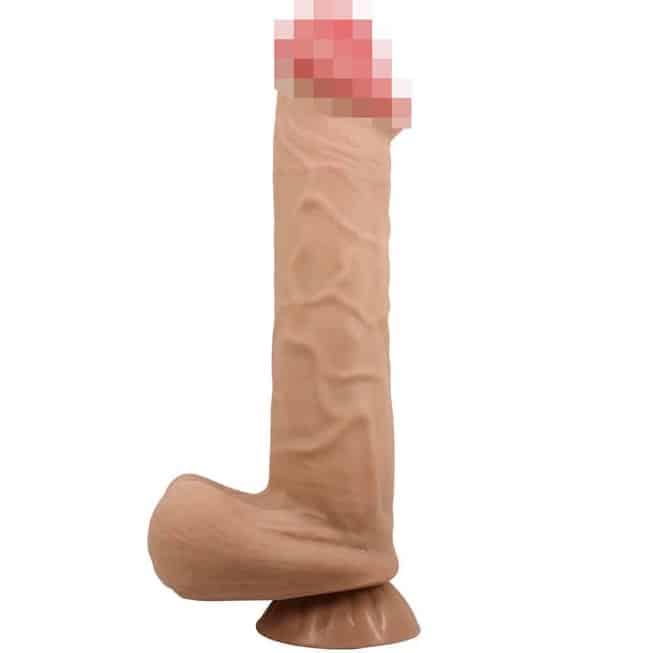 Fake dương vật Baile Sliding Skin 26cm da trượt thực tế