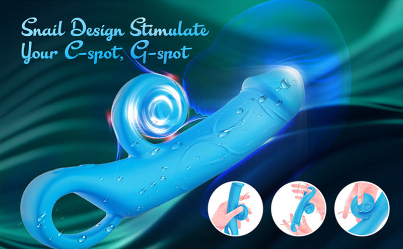 HANNIBAL Snail G-Spot Vibrator Xanh – Đa Năng Khoái Lạc Đôi