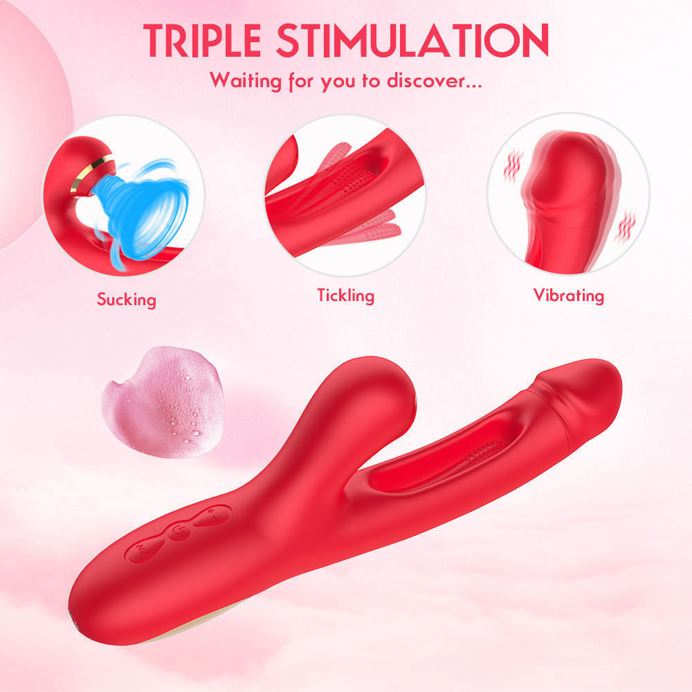 Skylar Hút Clit G-spot Rung 3in1 Đỉnh Cao