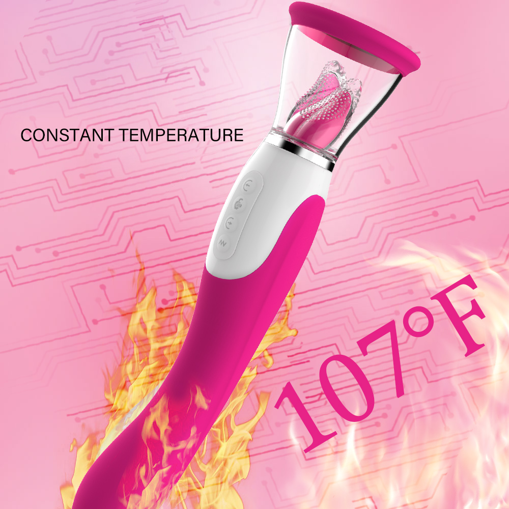 Wistone 3in1 Hút Liếm Rung G Âm Đạo Cực Khoái