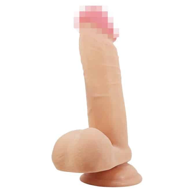 Baile Sliding Skin Dildo 20.5cm Di Động Thật
