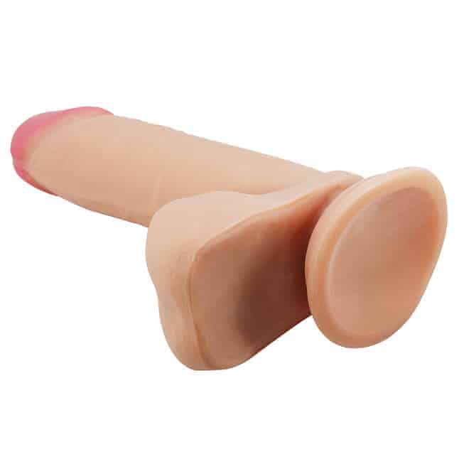 Baile Sliding Skin Dildo 20.5cm Di Động Thật