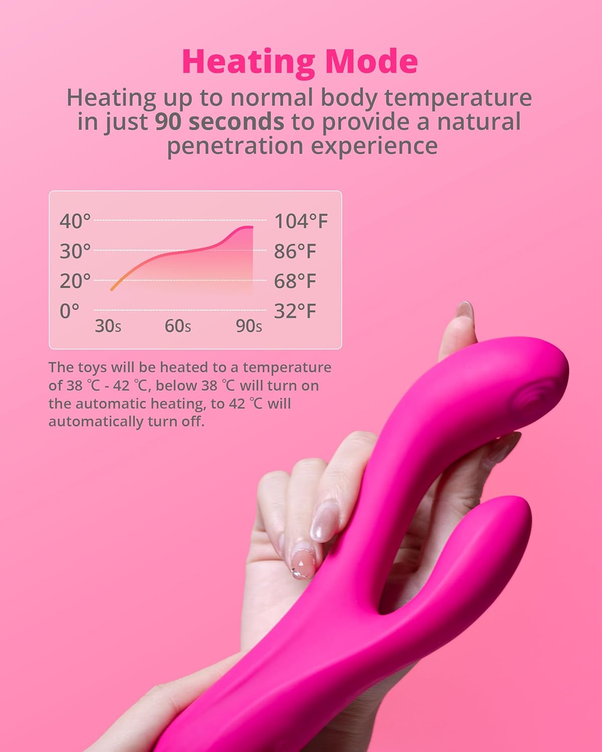 Lovense Osci 3 Rabbit Nóng Remote Thumping G-Spot Đỉnh Cao