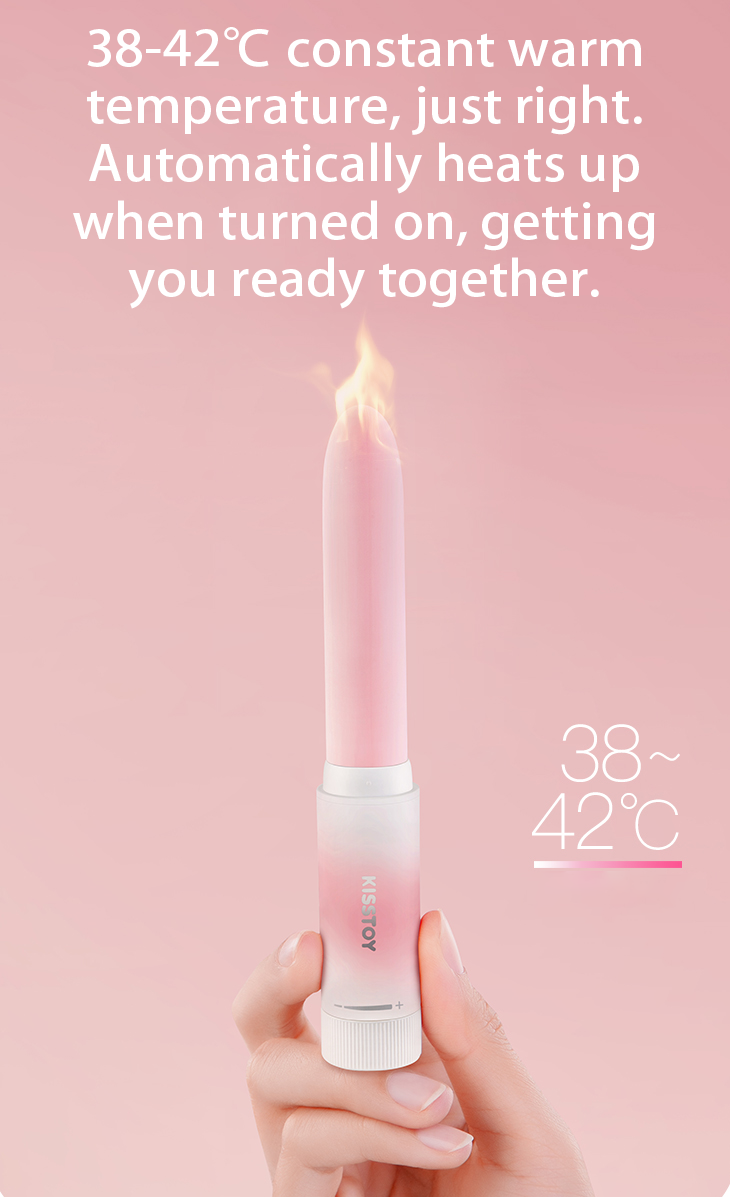 Kisstoy Cherry Lipstick Rung 7Mode Sưởi Xinh Đỉnh