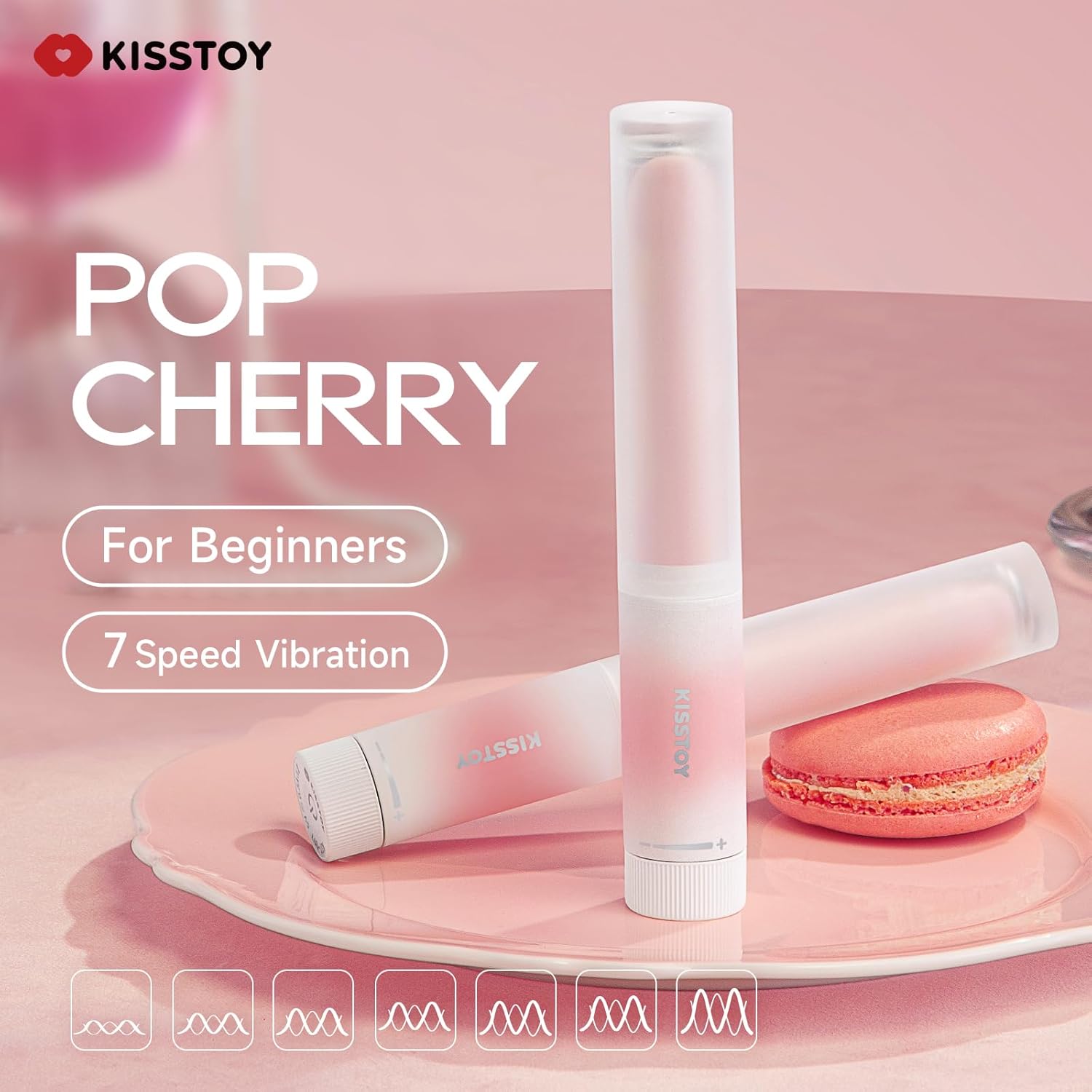 Kisstoy POP CHERRY lipstick rung 7 mode sưởi