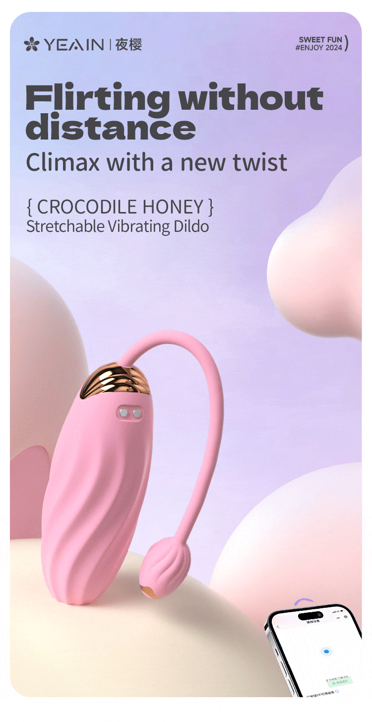 YEAIN Crocodile Honey Telescopic G-Spot Clit Mật Ong Vượt