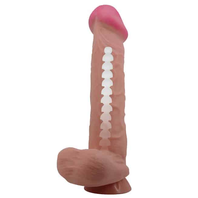 Fallo Baile Sliding Skin 26cm Nâu Uốn Cong Thực Tế Lớn