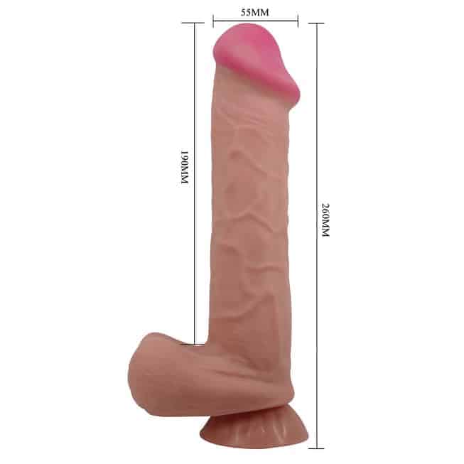 Fallo da trượt Baile 26cm nâu, uốn cong chân thực cực đại