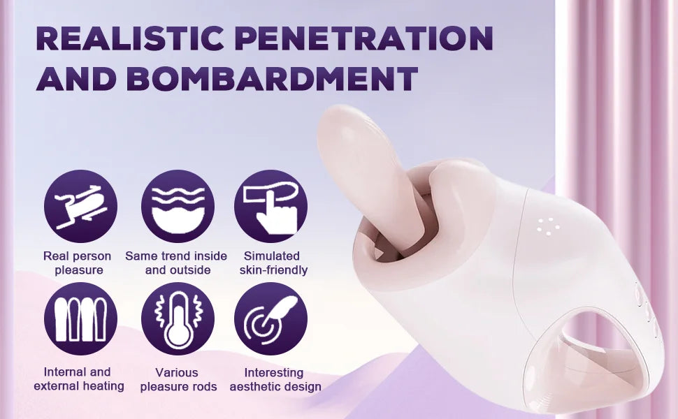 AK G1 Thủ Dâm Tự Động Telescopic Rung Cầm Tay