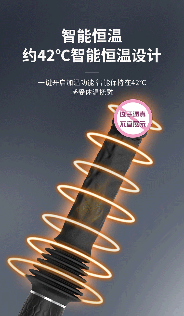 Asmodeus Chisa Dildo Nở Đen Sưởi Ấm Kích Thích