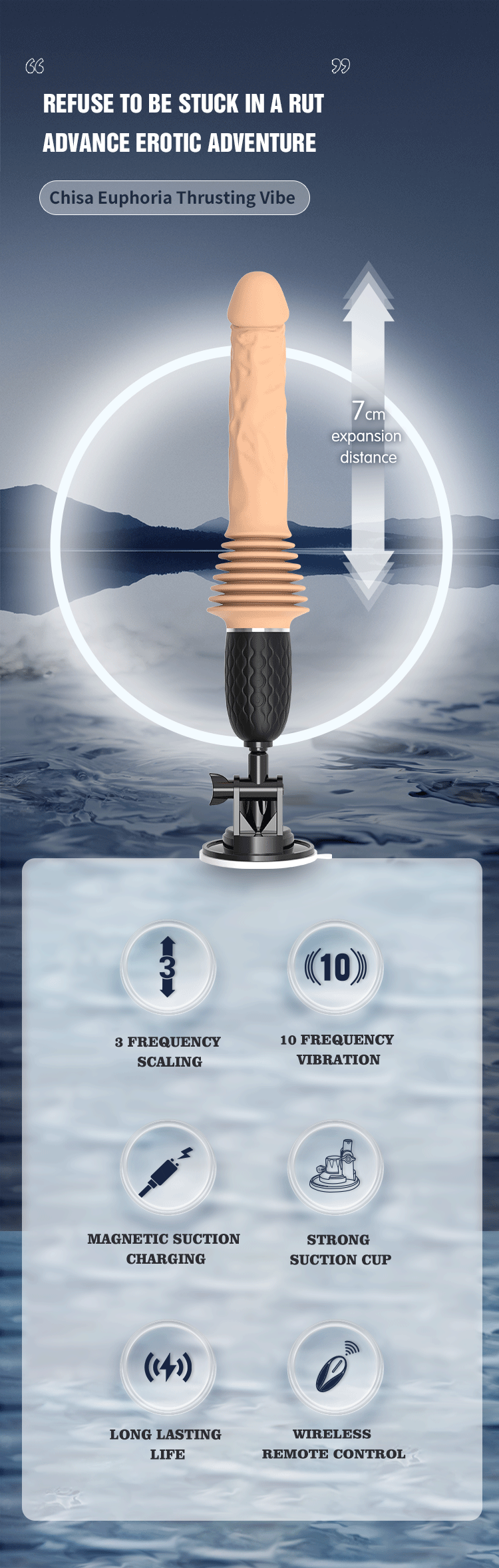 Chisa Asmodeus Dildo Thrust Siêu Thực Đẩy Xa Dâm