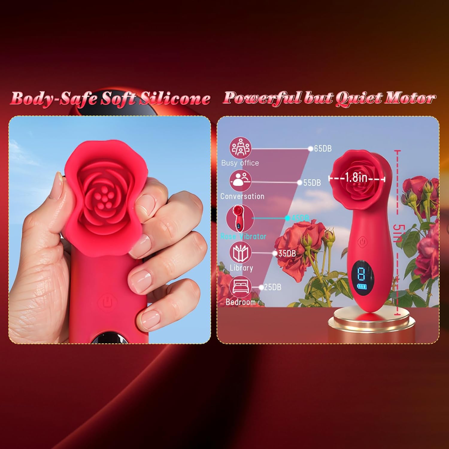 HGOD Rose tapping rung 2024 G-spot mút sướng điên