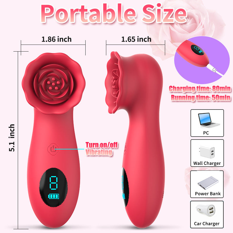 HGOD Rose tapping rung 2024 G-spot mút sướng điên