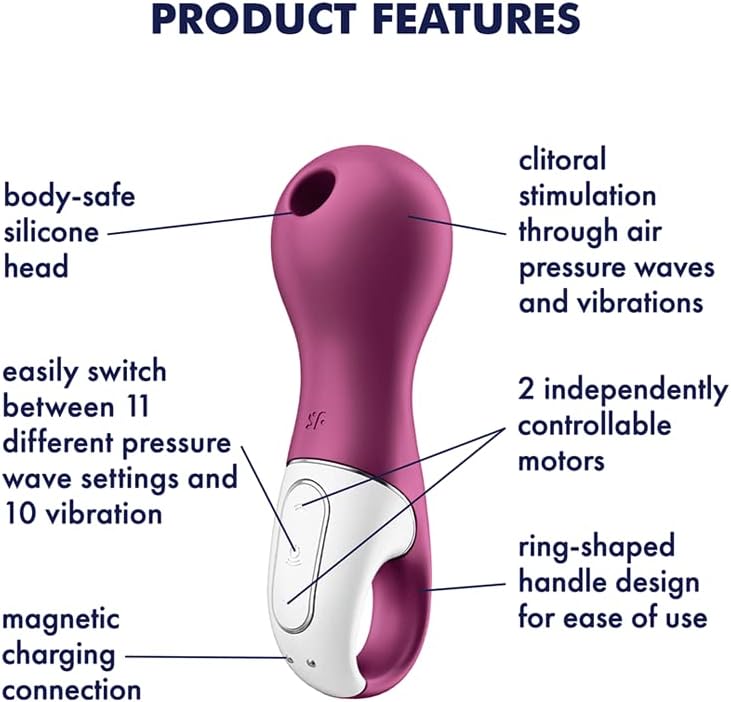 Satisfyer Lucky Libra Hút Không Khí 6.2" Libra Thỏa Vui