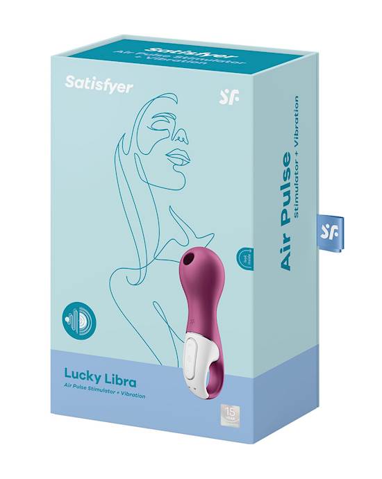 Satisfyer Lucky Libra Hút Khí 6.2" Rung Thỏa Mãn