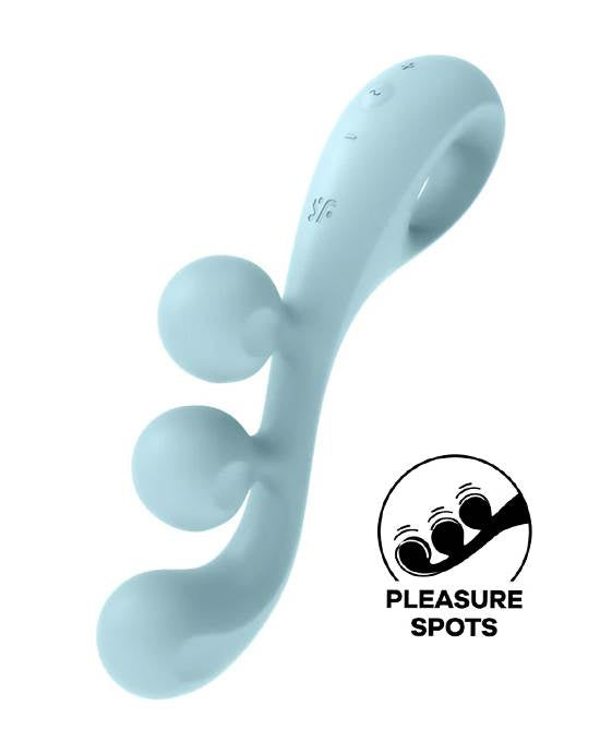 Satisfyer Tri Ball 2 Xanh Nhạt Rung Đa Kích Thích