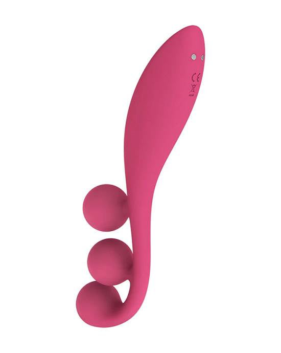 Satisfyer Tri Ball Rung Đa Điểm Hồng