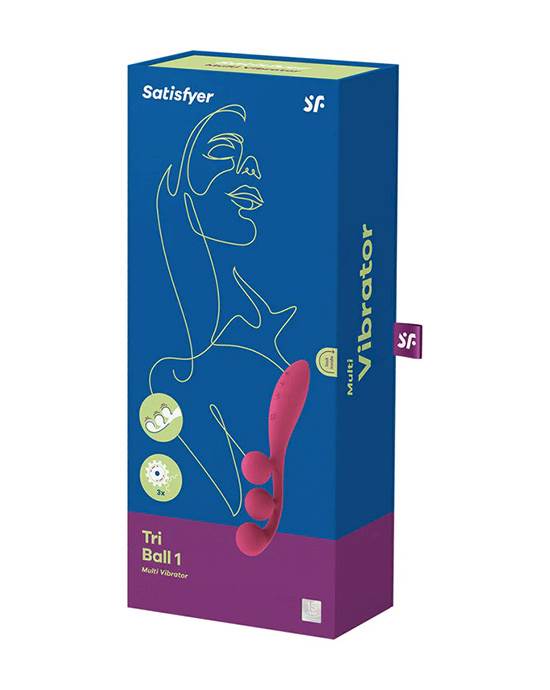 Satisfyer Tri Ball Rung Đa Điểm Hồng