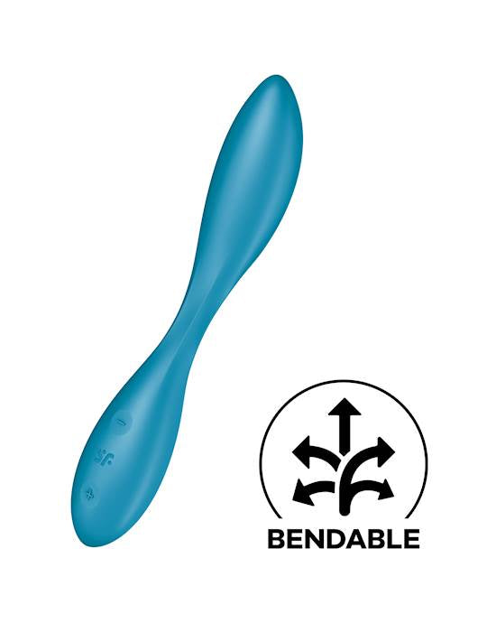 Satisfyer G-spot Flex 19cm rabbit uốn cong đa rung