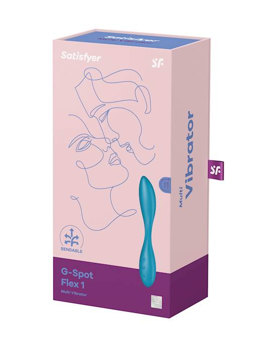 Satisfyer G-Spot Flex 19cm Rabbit Uốn Đa Rung Linh Hoạt