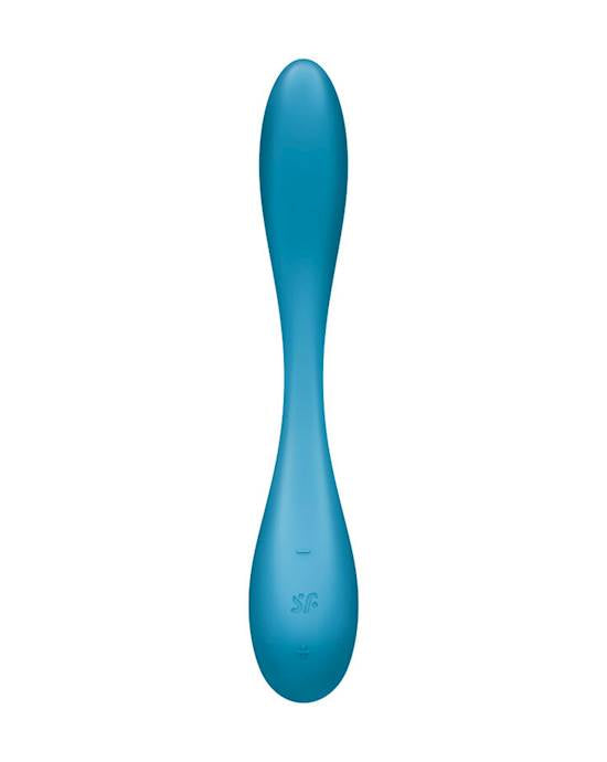 Satisfyer G-Spot Flex 5 App Tím Xăng 7.7" Uốn Cong