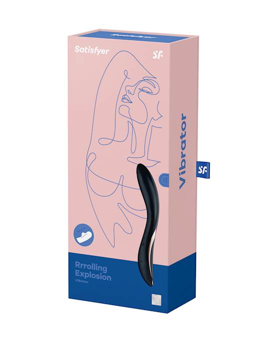 Satisfyer Rrolling Explosion 22cm Bóng Rung Mạnh