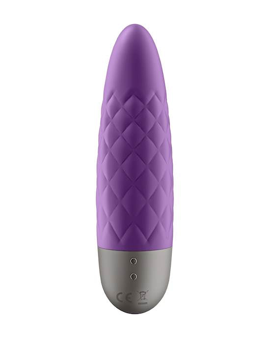 Ultra Power Bullet 5 Rung Đen Tím 3.8" Siêu Sâu