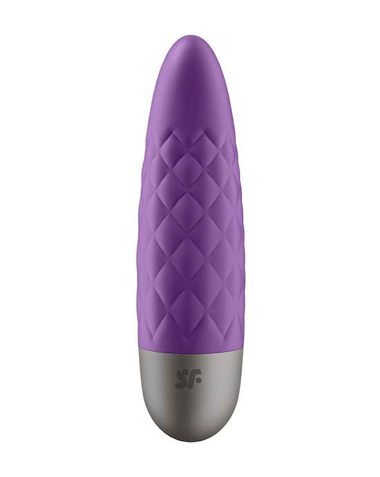 Ultra Power Bullet 5 Rung Đen Tím 3.8" Siêu Sâu