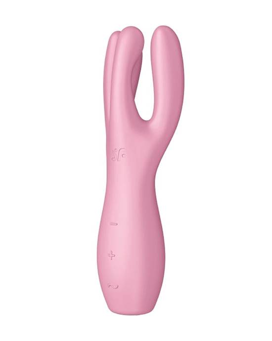 Satisfyer Threesome 3 Mint Hồng Kích Thích 3 Điểm