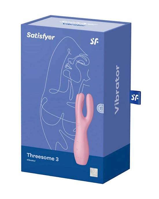 Satisfyer Threesome 3 Mint Hồng Kích Thích 3 Điểm