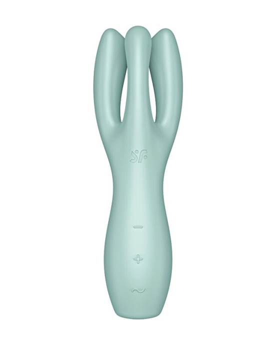 Satisfyer Threesome 3 Mint Hồng Kích Thích 3 Điểm