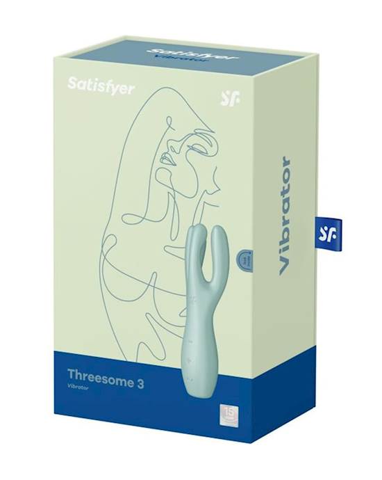 Satisfyer Threesome 3 Mint Hồng Kích Thích 3 Điểm